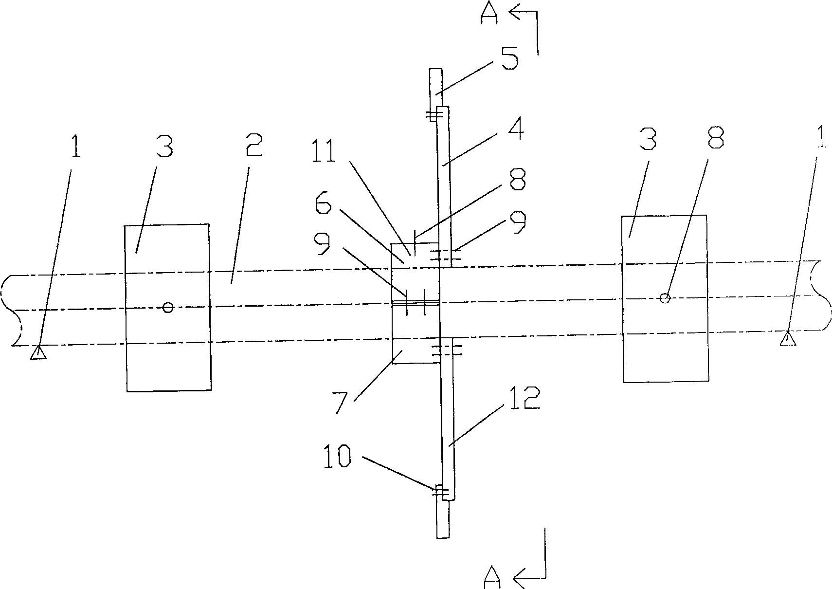 Axial positioning device for steam turbine low-pressure end outer vapor seal