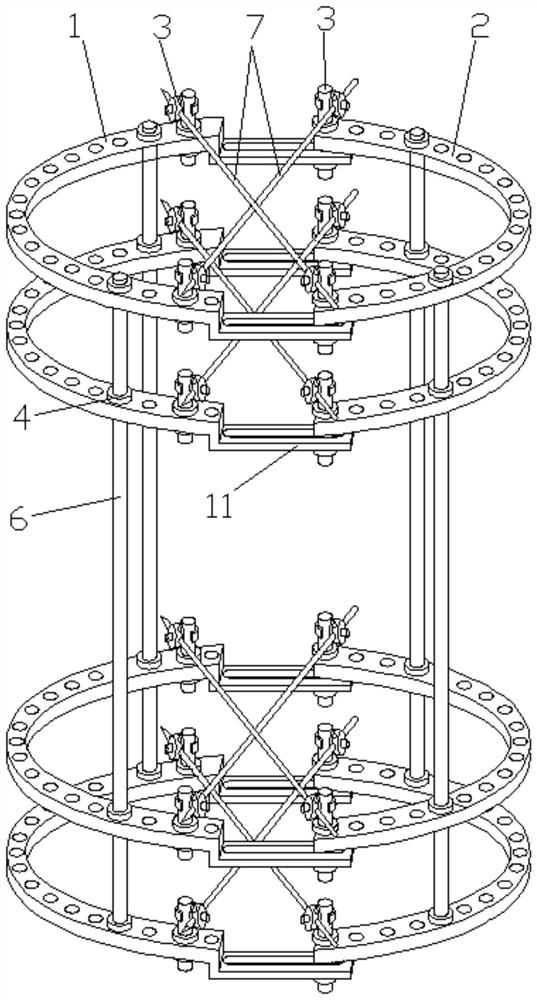 A retractable external fixation device for bone defect repair