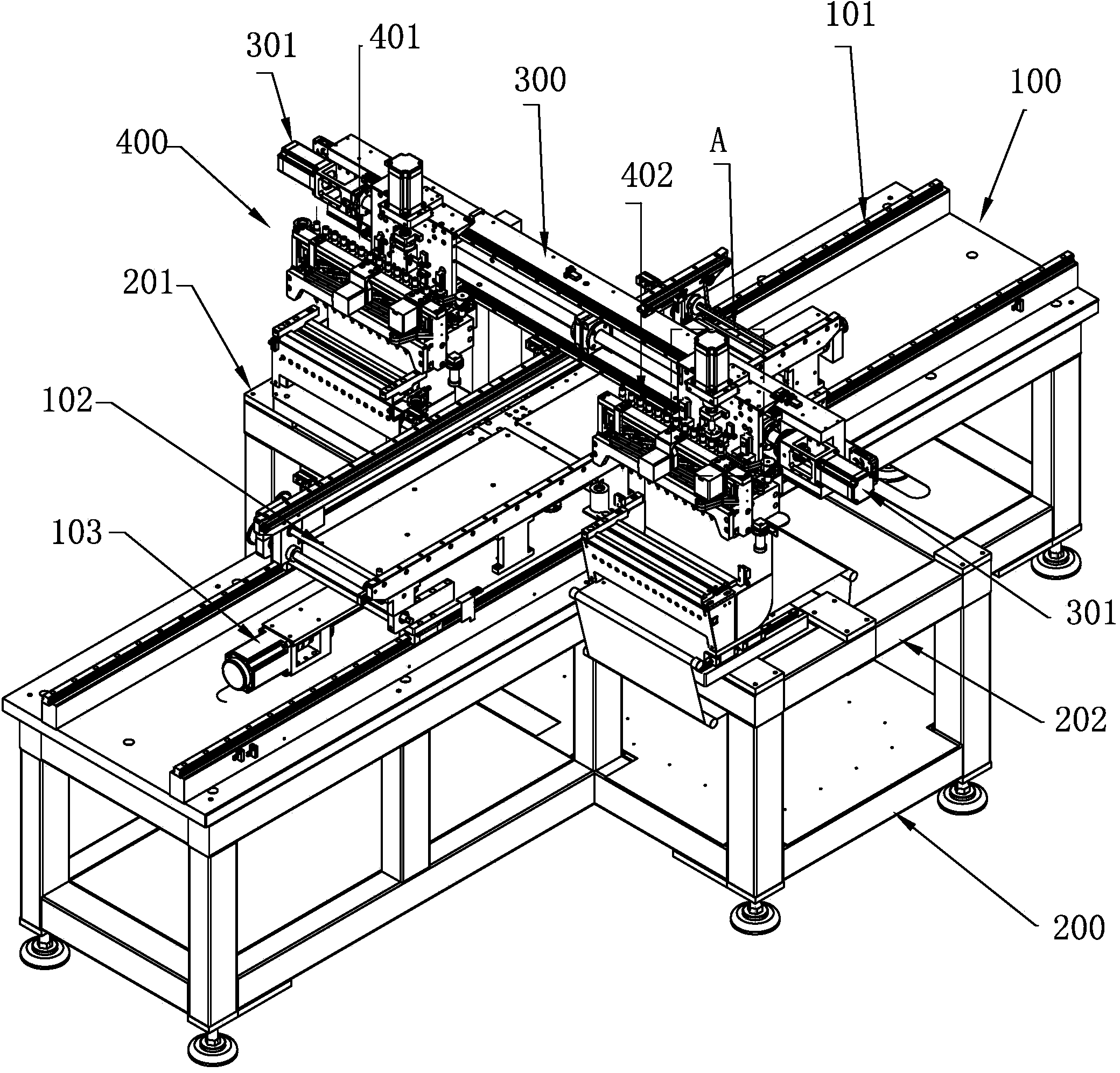 Matrix-type surface mounted device