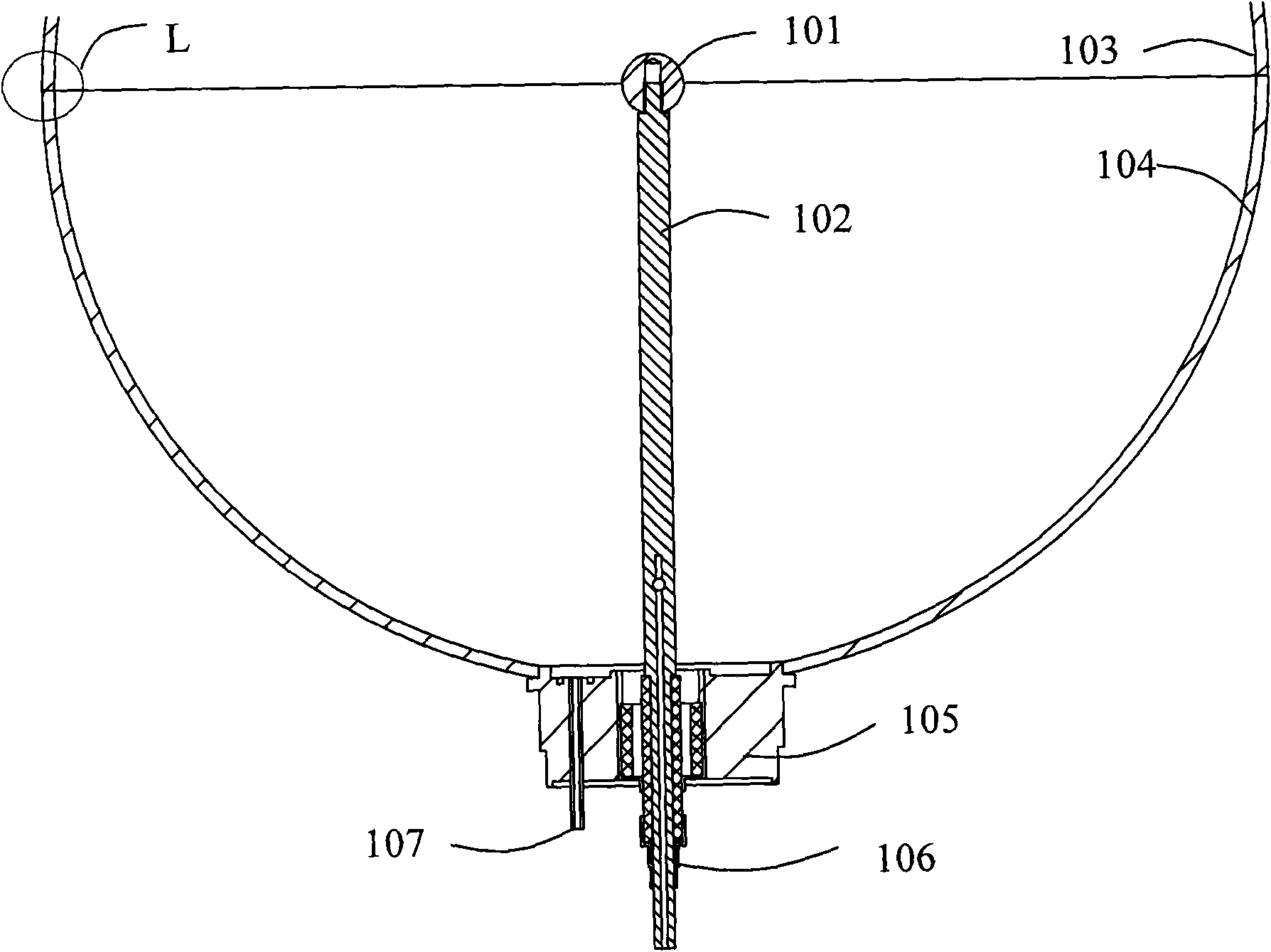 Detector device used for radiation monitoring