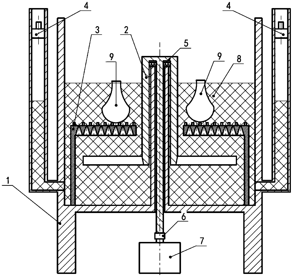 A low frequency pulse vibration generator