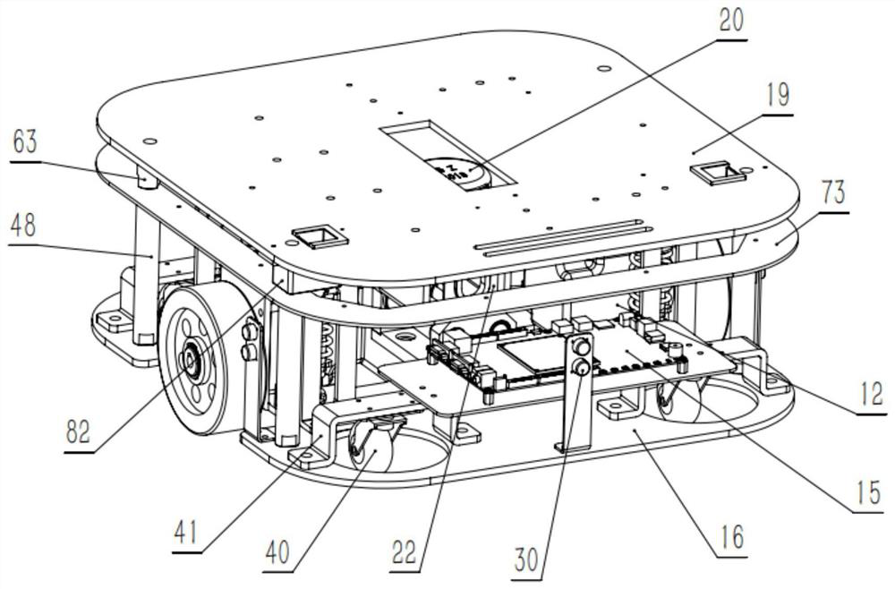 AGV intelligent mobile chassis