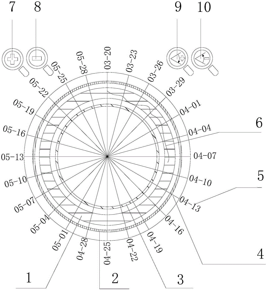 Graphical temperature recording method and graphical temperature recording device