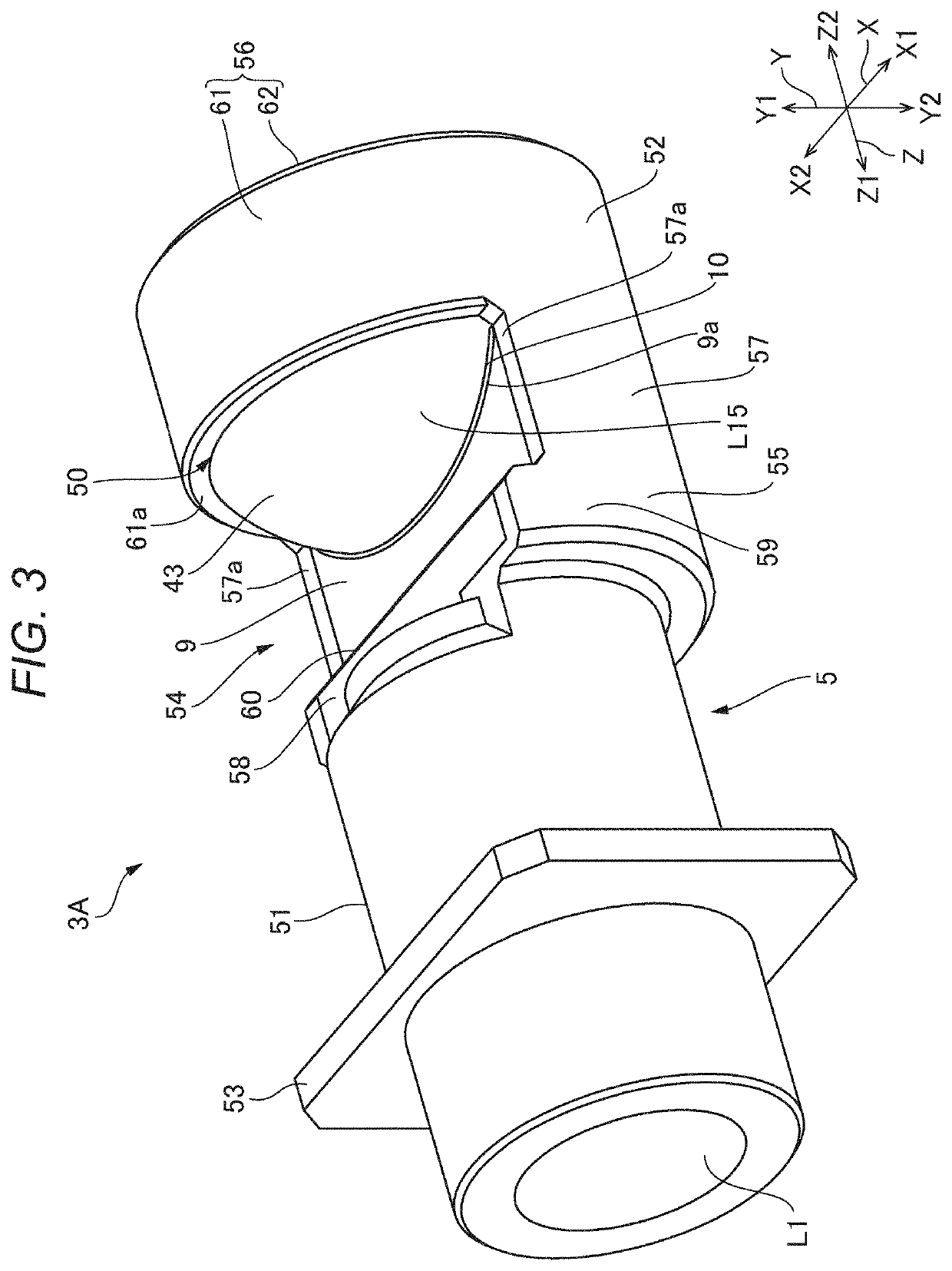 Optical device, projector, and imaging device