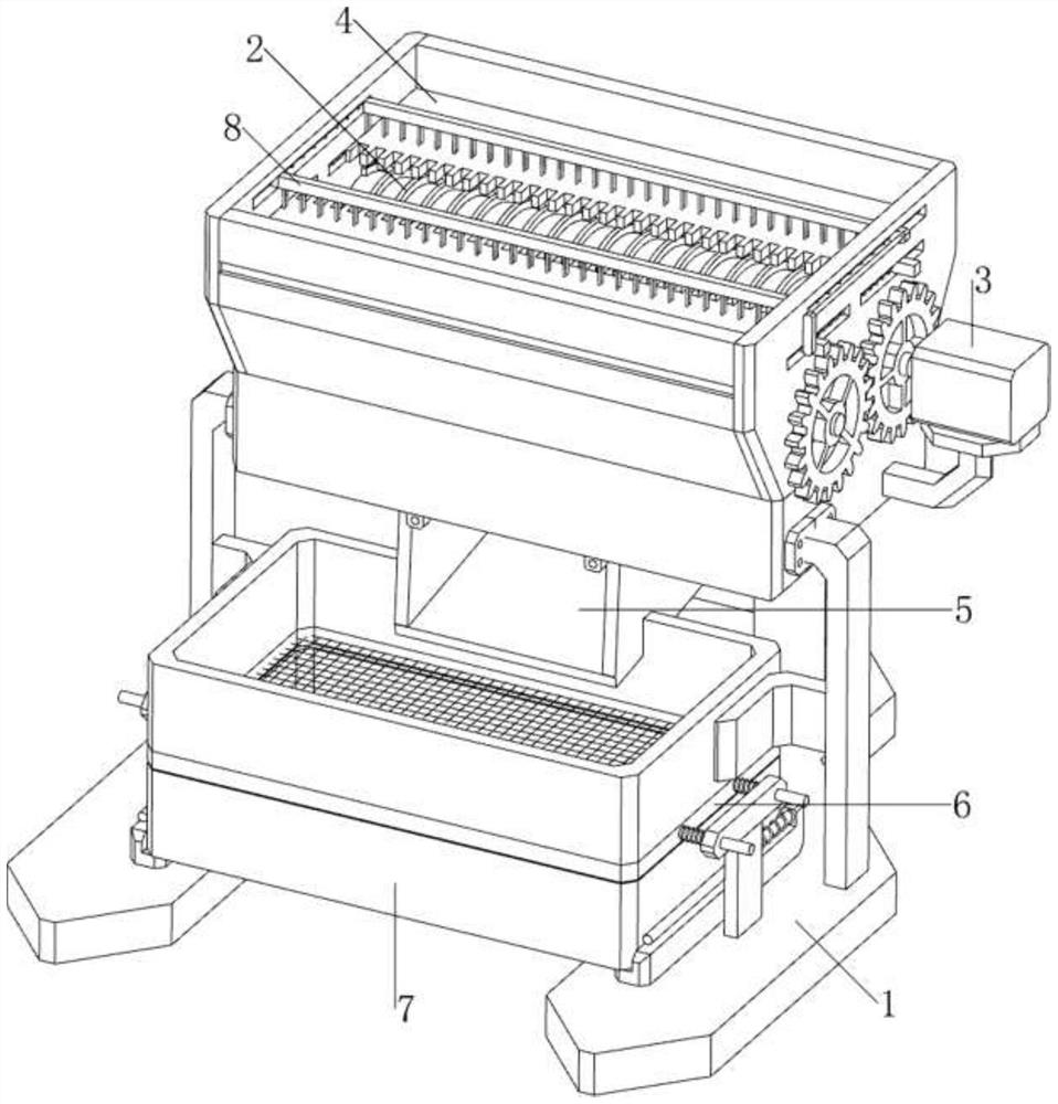 Bone crushing and screening equipment for pet dog feed production