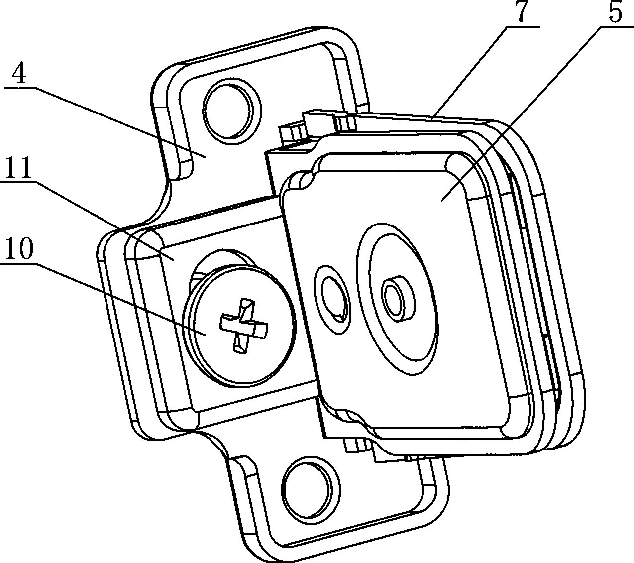 Drawer panel adjusting device