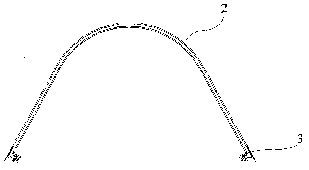 Warplane cabin transparent piece fastening structure and method