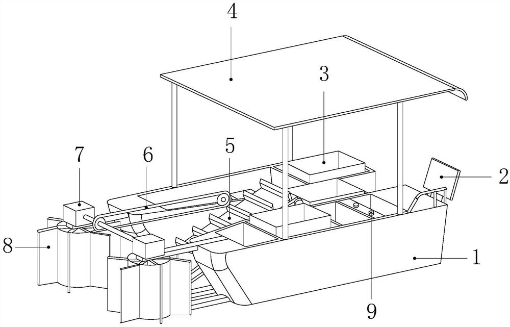 A kind of algae automatic cleaning equipment