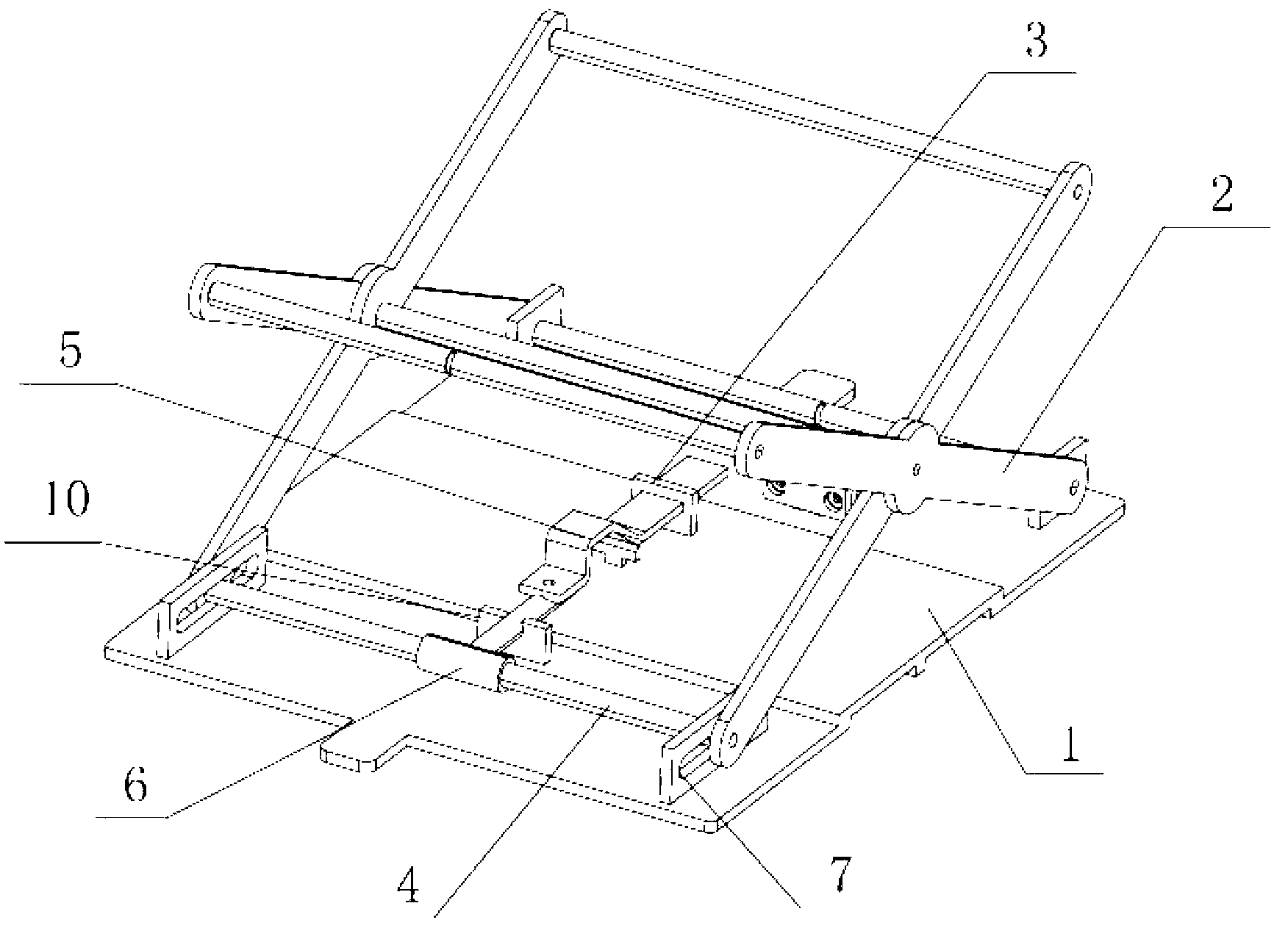 Ejection rod structure for press plate of paper shredder