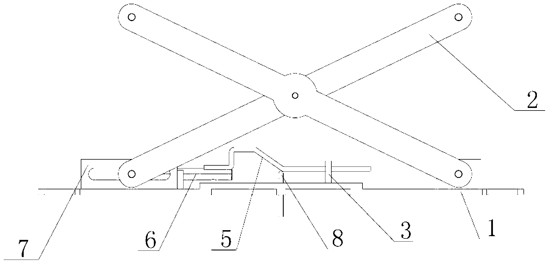 Ejection rod structure for press plate of paper shredder