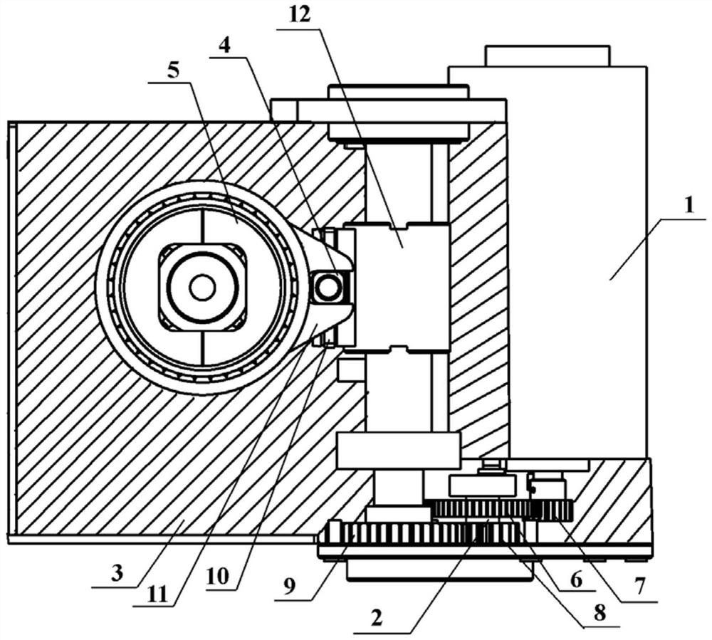 An actuator for large-load anti-jamming electric steering gear