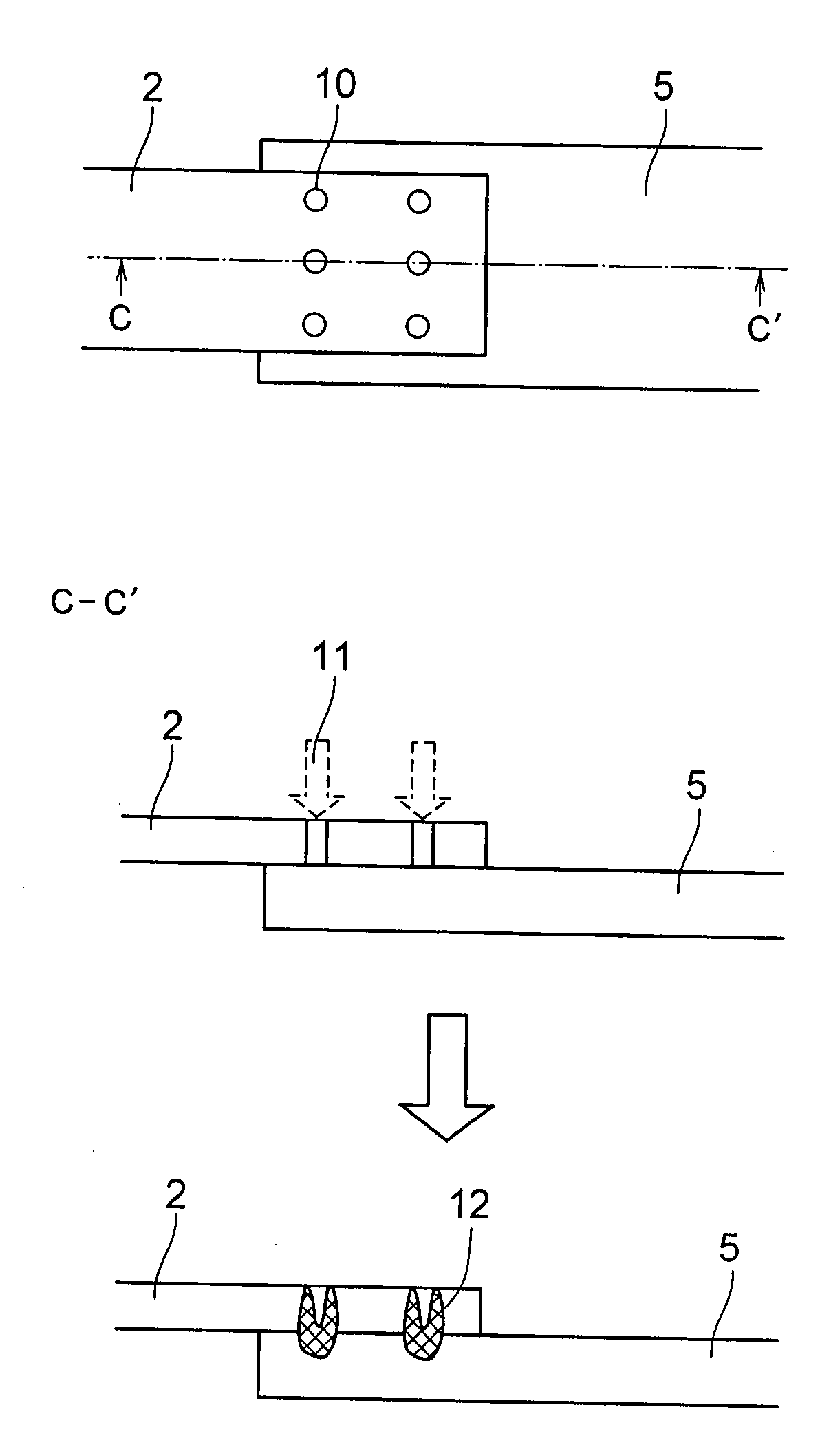 Method of laser welding, manufacturing method of control unit, and car electronic control unit