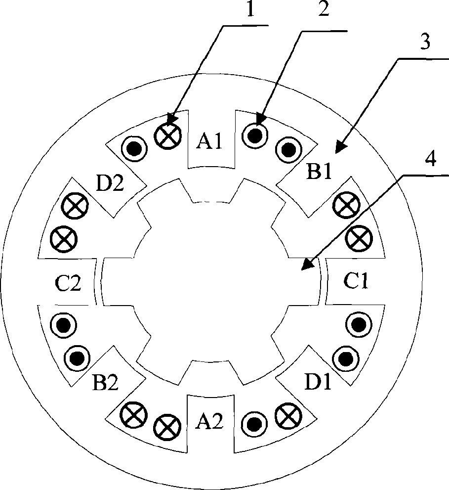 Power converter for switch reluctance motor