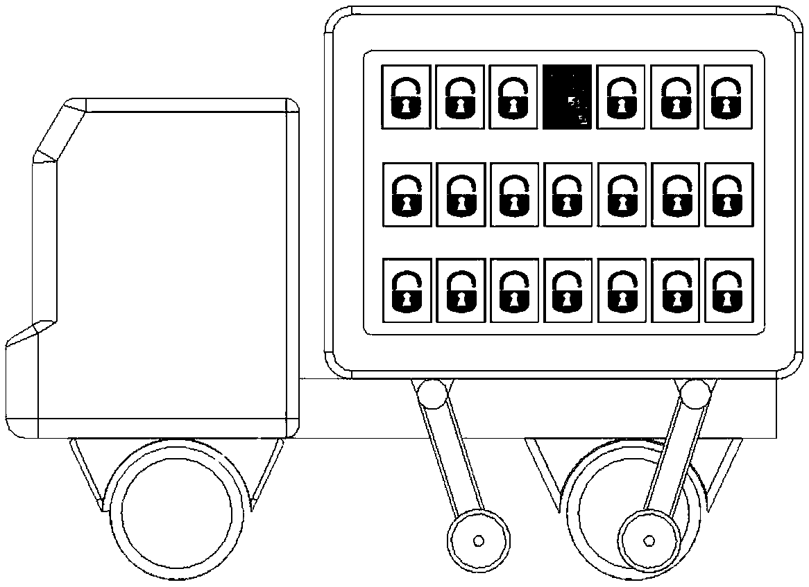 Delivery method and device based on intelligent containers and delivery robots and storage medium