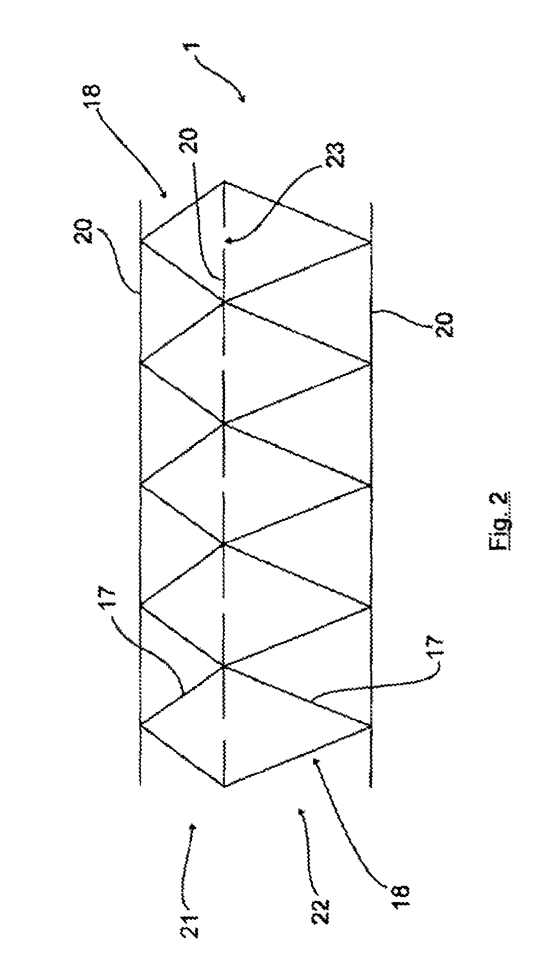 Particle separator and method for removing particles from an exhaust gas stream of an internal combustion engine