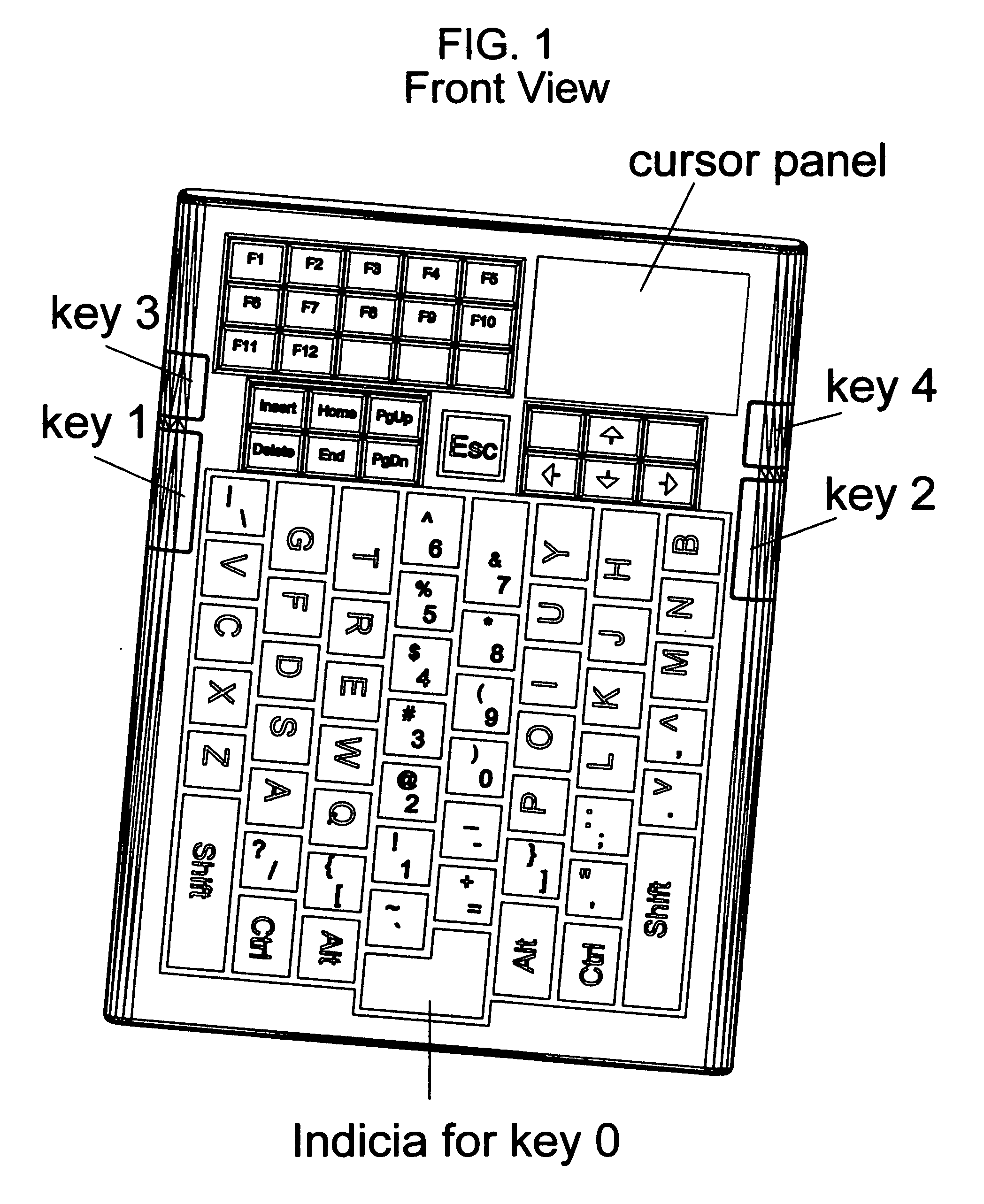 Book-shaped, back-typing, ergonomic computer keyboard