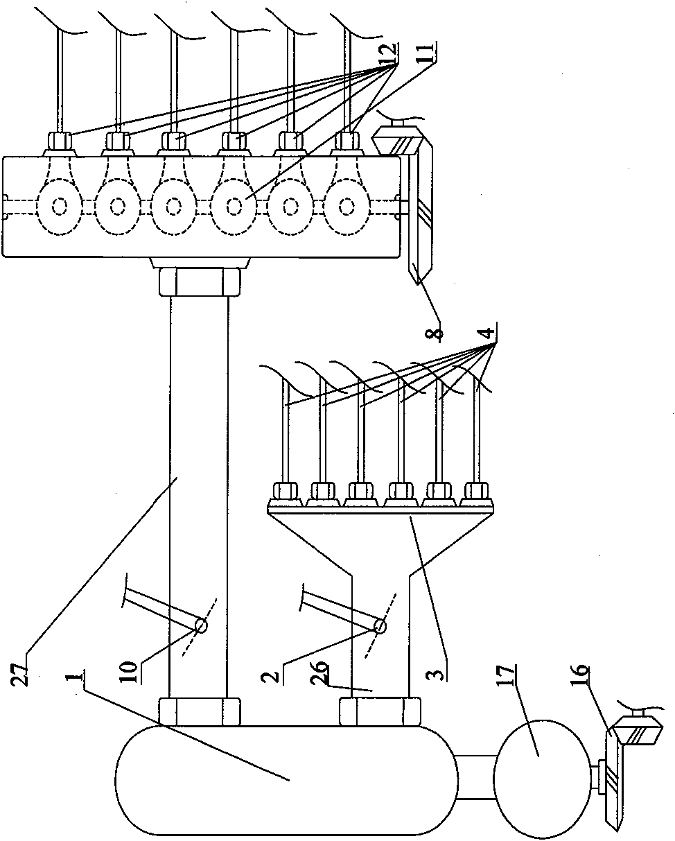 Impeller of wind-air engine and wind-air engine