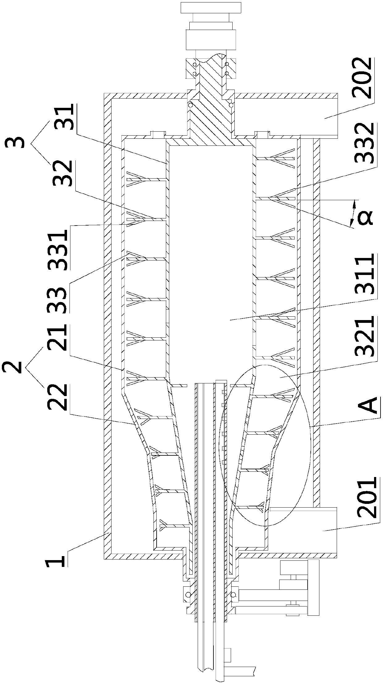 Sludge dewatering device