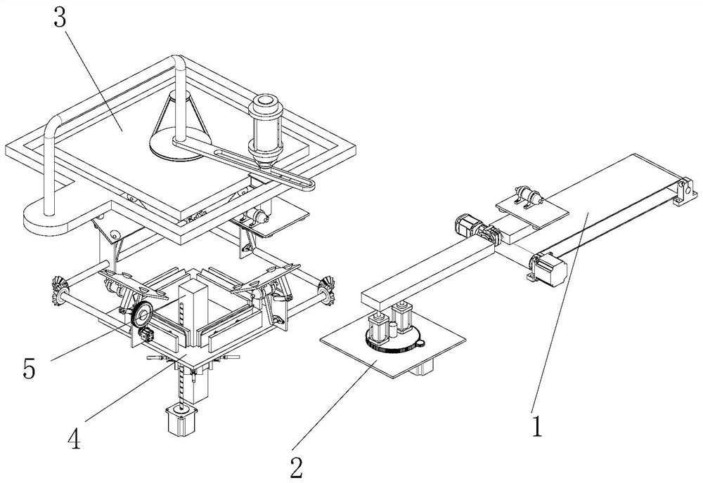 A processing mechanism for the sheet metal shell of a power distribution cabinet