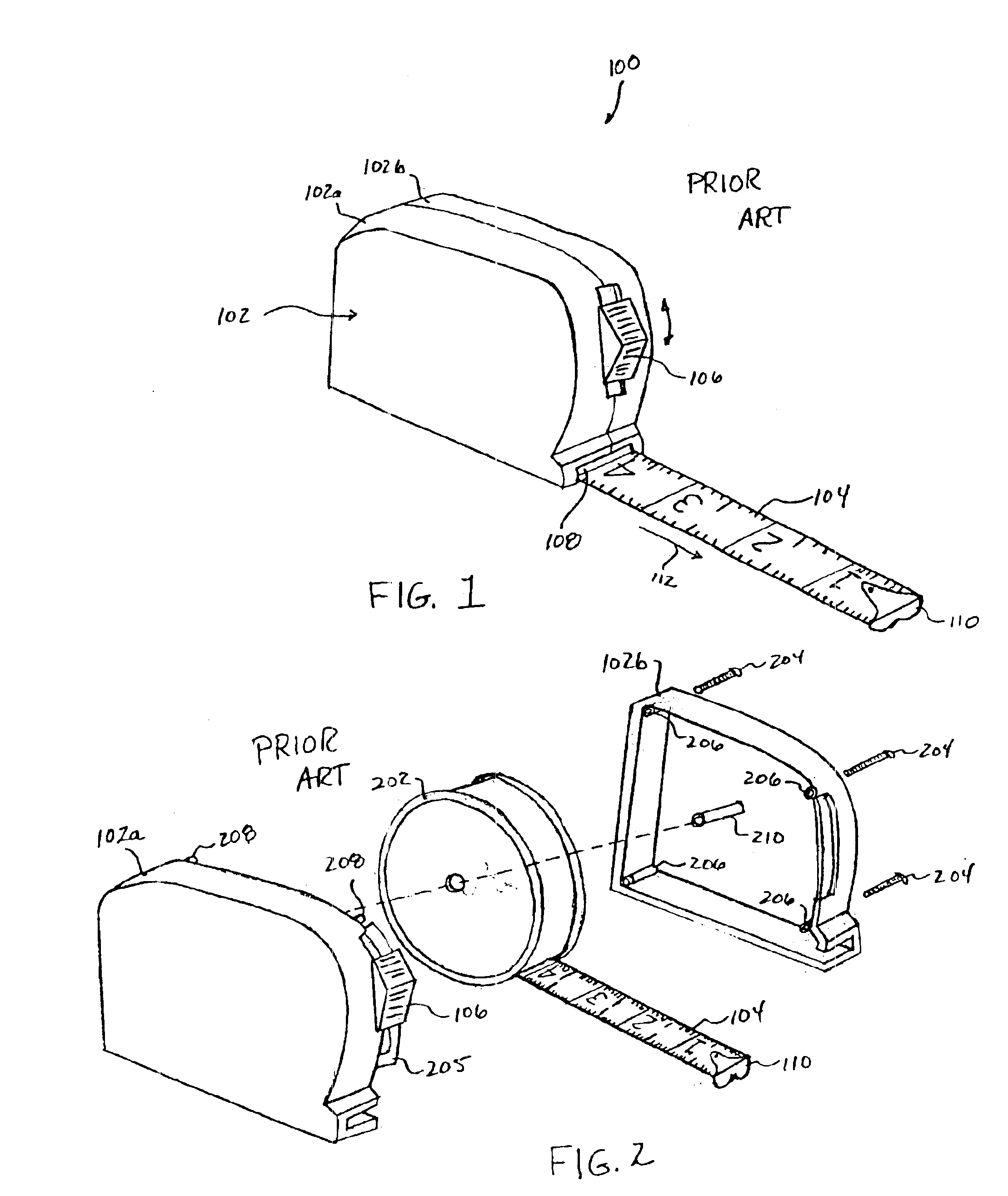 Marking mechanism for a tape measure and tape measure incorporating same
