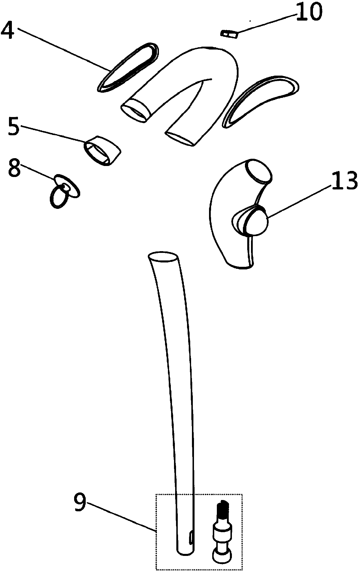 A multifunctional massage crutch based on the travel of the elderly