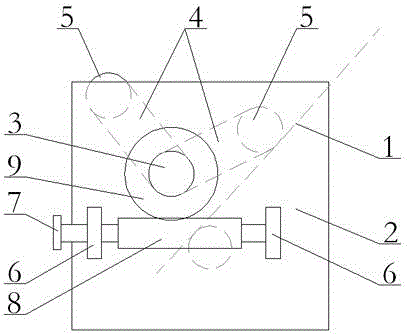 Dedusting device for membrane materials