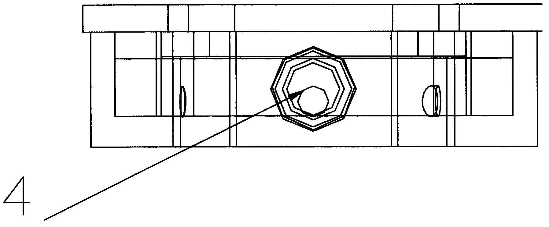 Dust collecting mechanism for screw filling machine