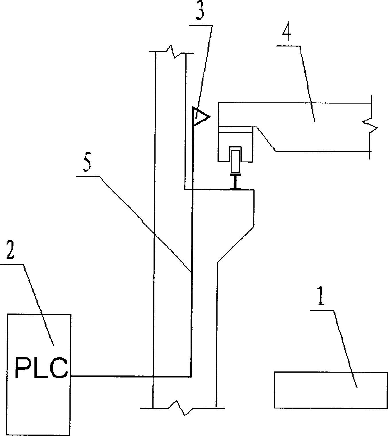 Stacking shop traveller and ground reclaimer interlocking protecting method and apparatus