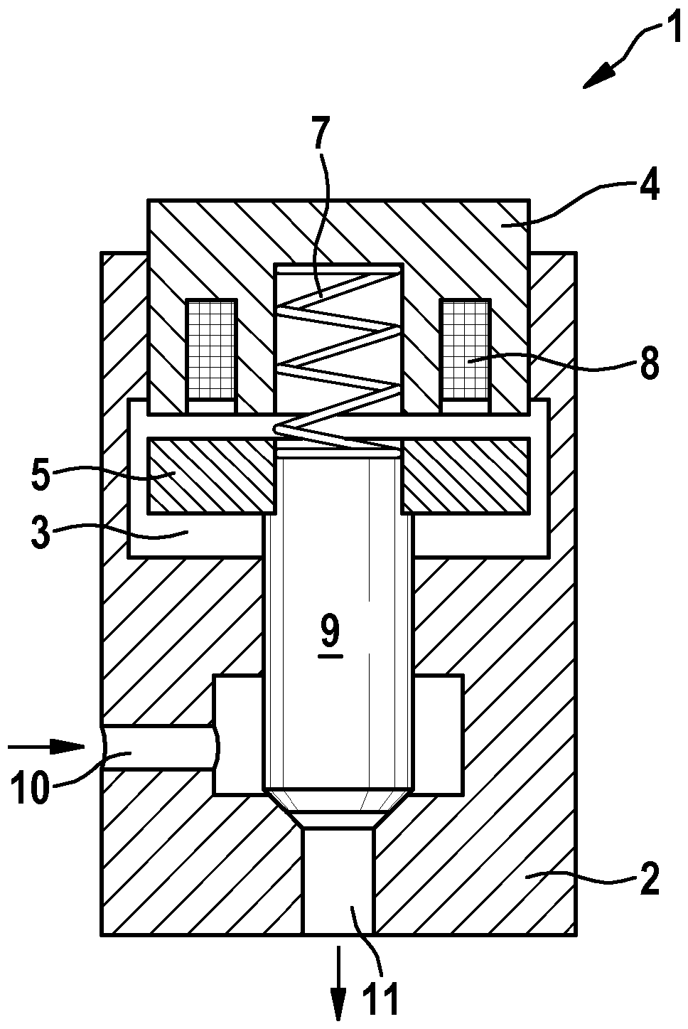 Method for controlling the injection process of an electromagnetic injector