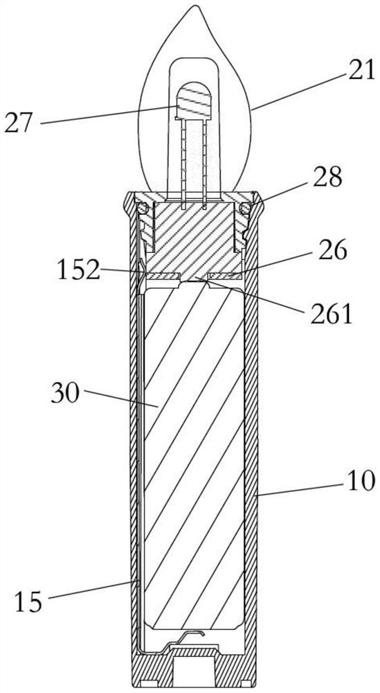 Hidden circuit knob switch device of lamp and control mode thereof