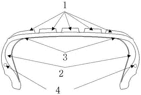 Four-prevention safety tire