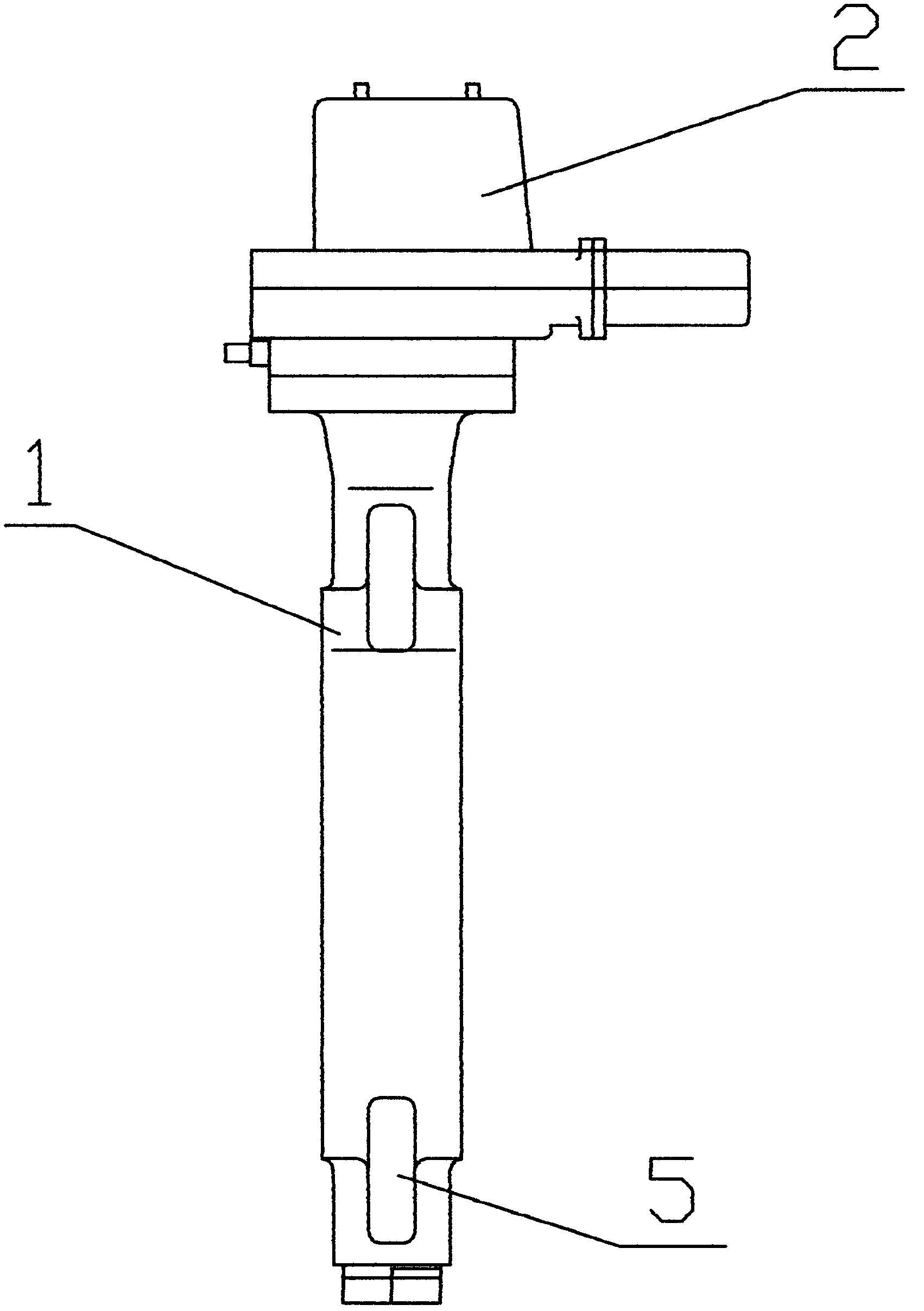 Double-clip type electrically operated butterfly valve