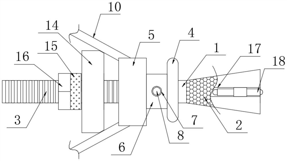 An engine rear oil seal bracket installation tool