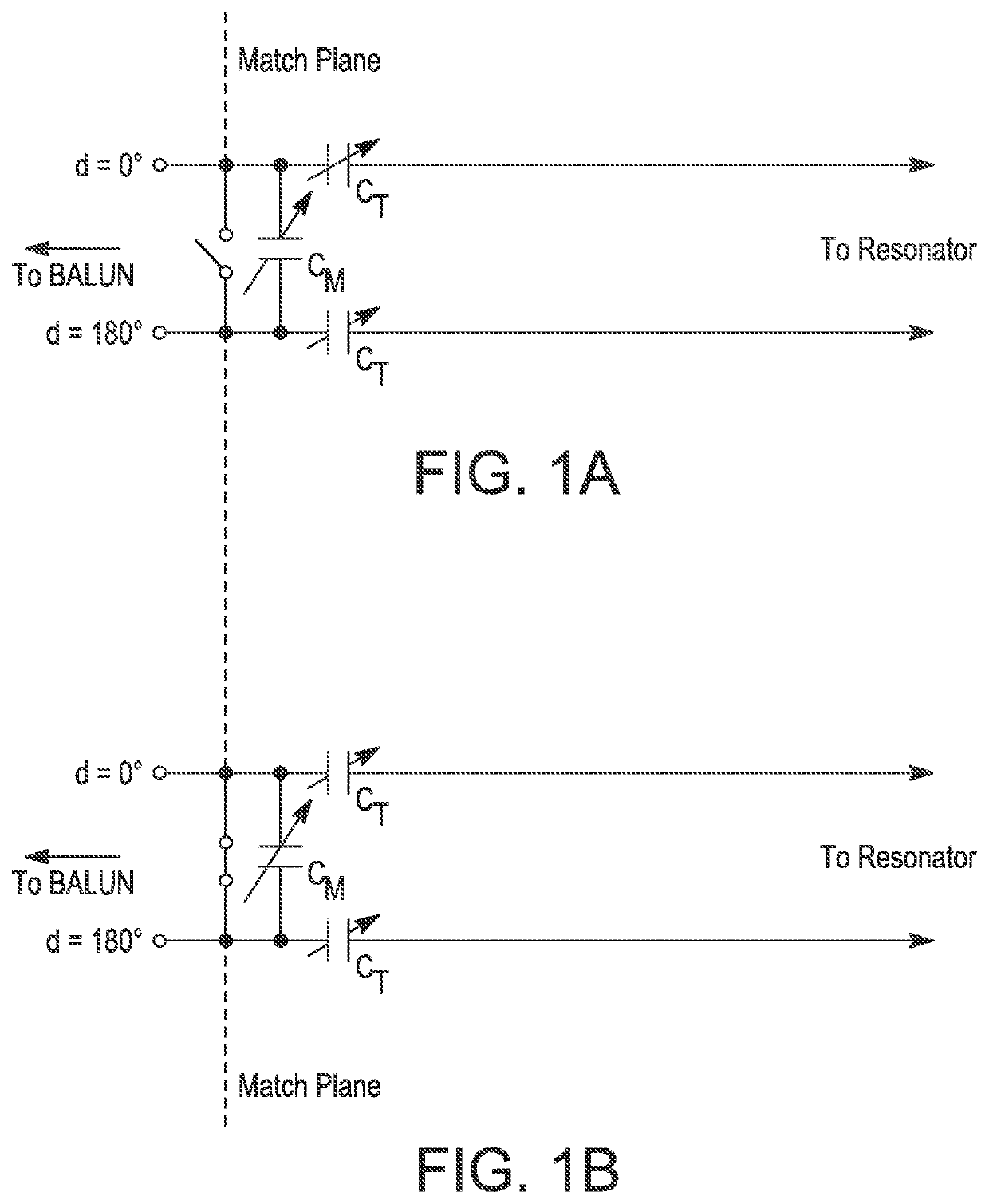 Augmented tune/match circuits for high performance dual nuclear transmission line resonators