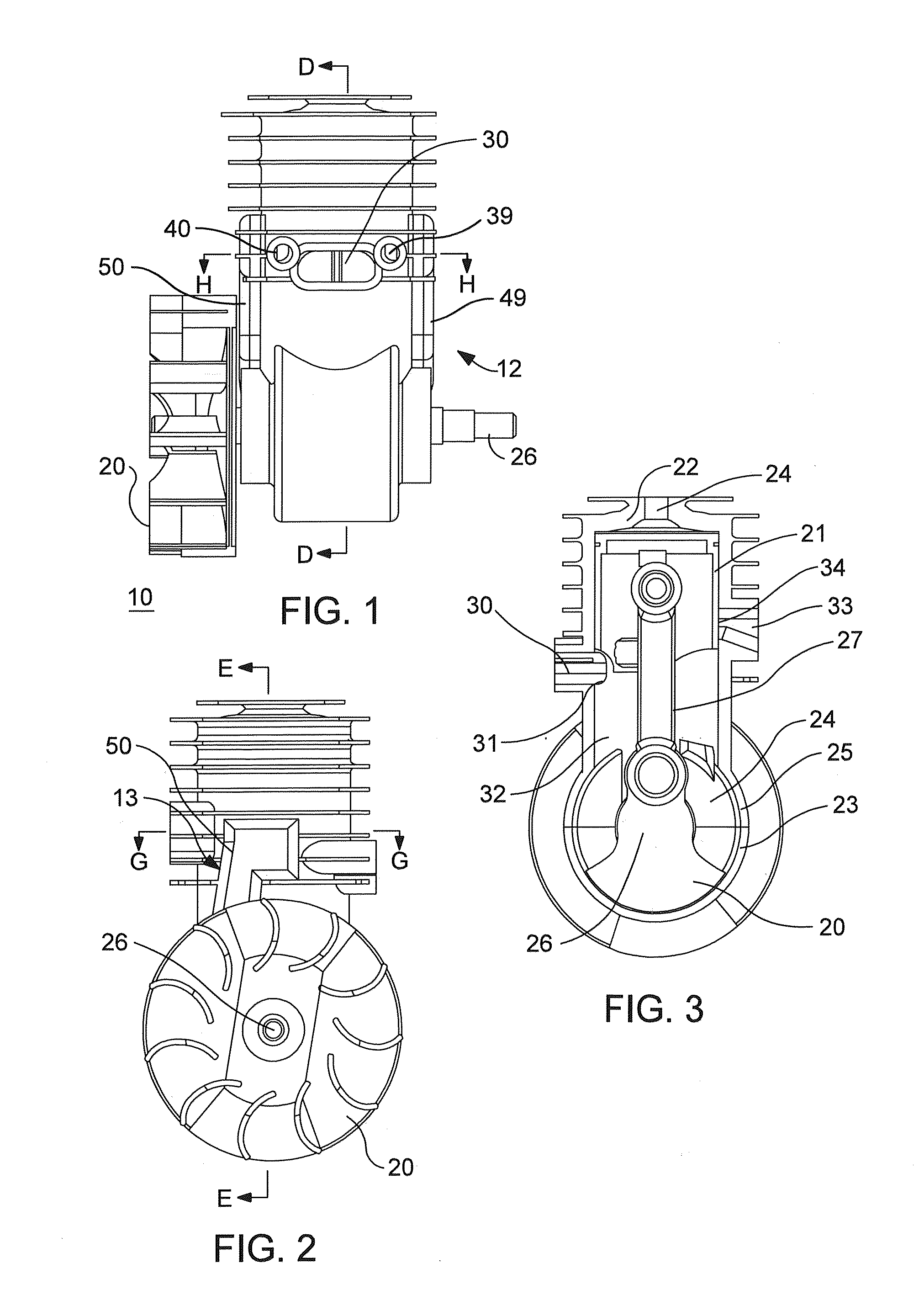 Two-stroke engine emission control