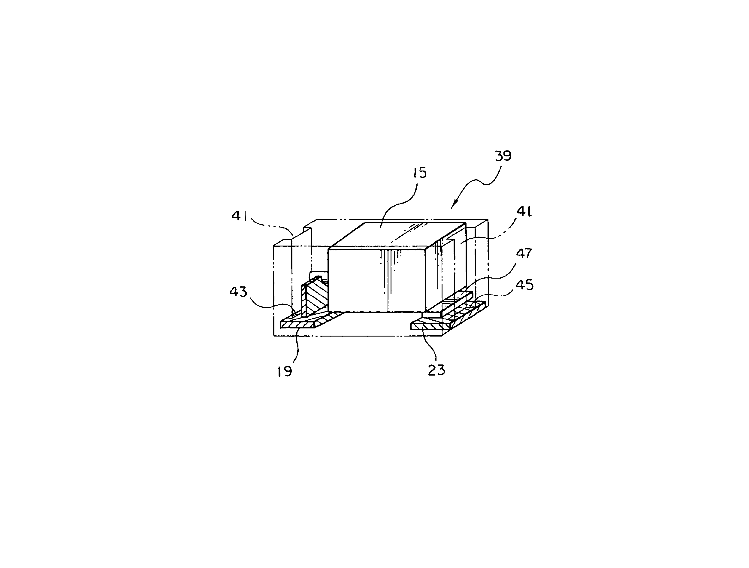 Chip-type capacitor, method of manufacturing the same and molding die