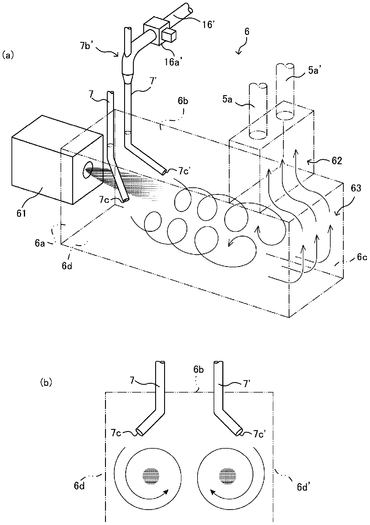 Indirect heating carbonization treatment system