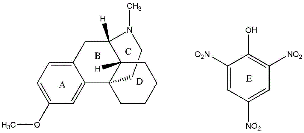 Endo-(14s)-3-methoxy-17-methylmorphinan picrate and its preparation method and use