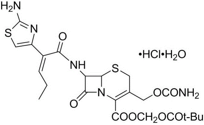 Synthesis and purification method of t-butyloxycarboryl cefcapene diisopropylammonium