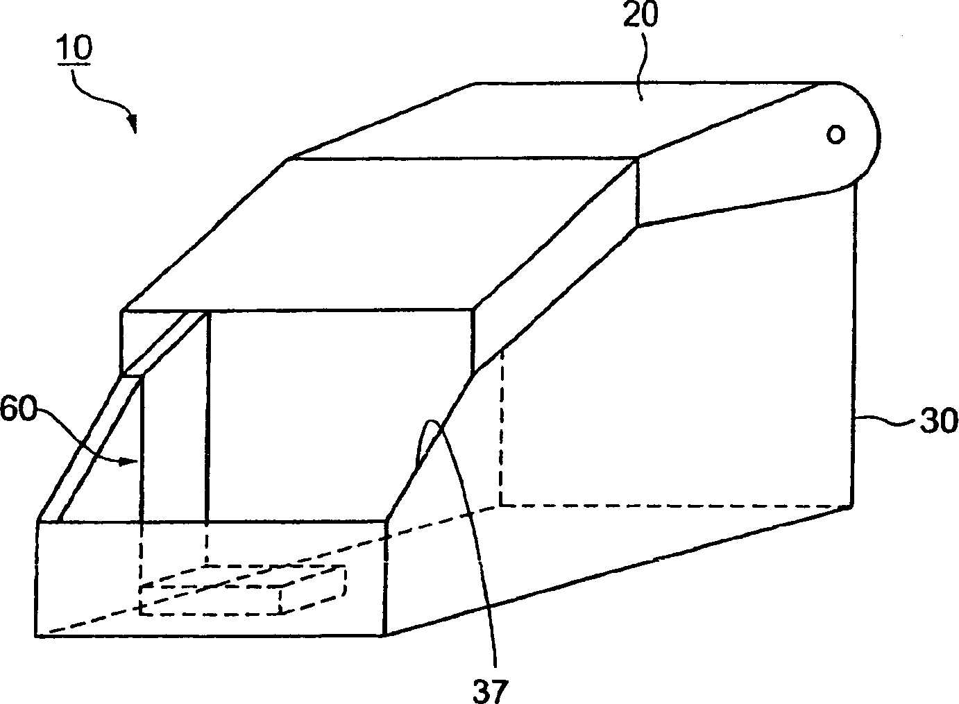 Engine casing and printer with locking mechanism
