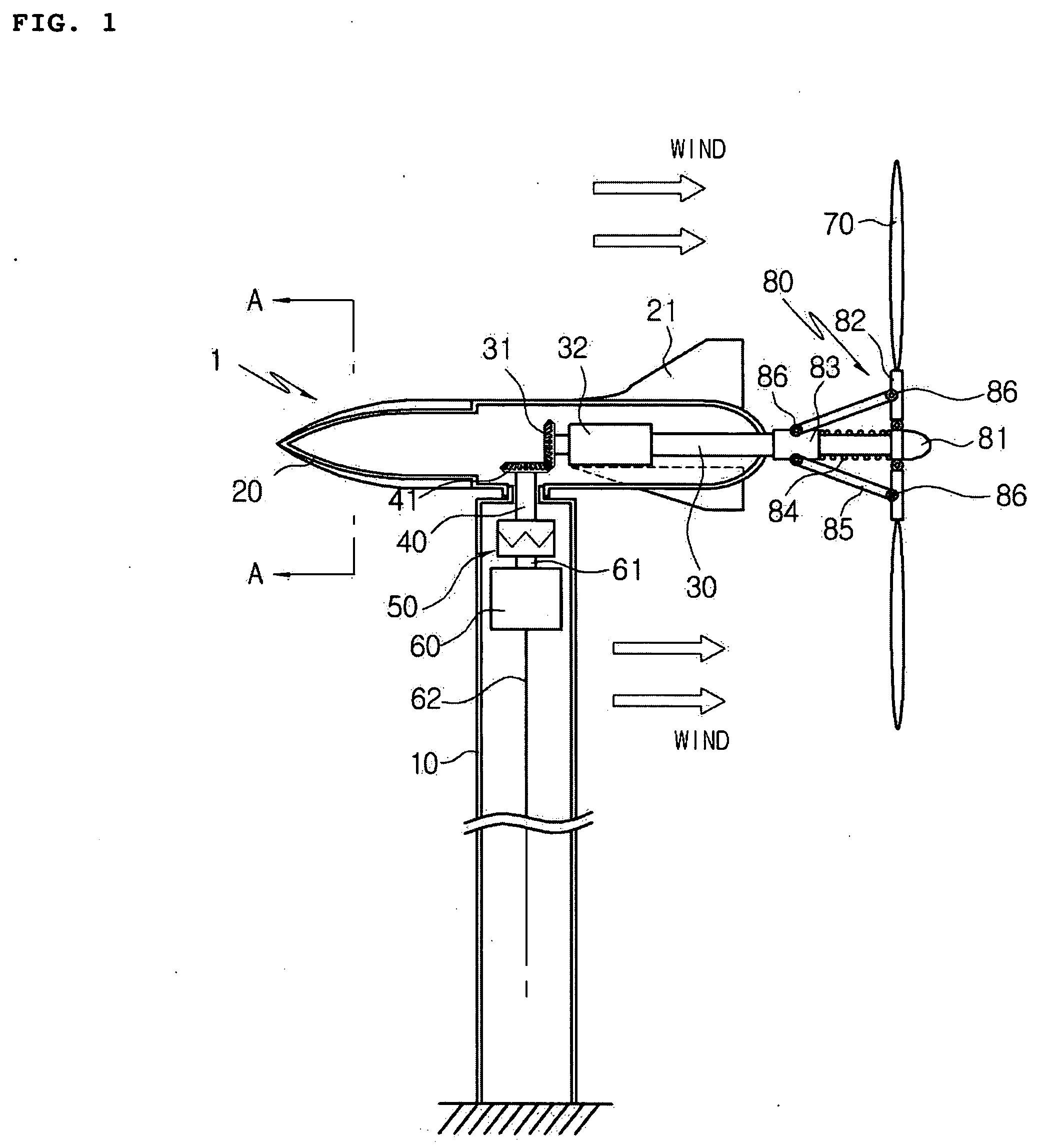 Wind driven power generating system