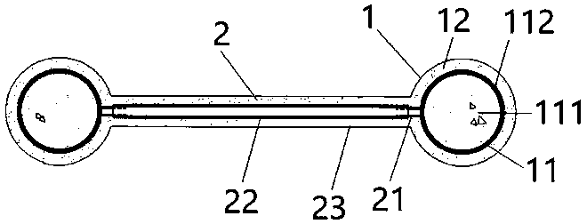 Concrete-encased double-limb steel pipe concrete dumbbell-shaped column structure and construction method thereof