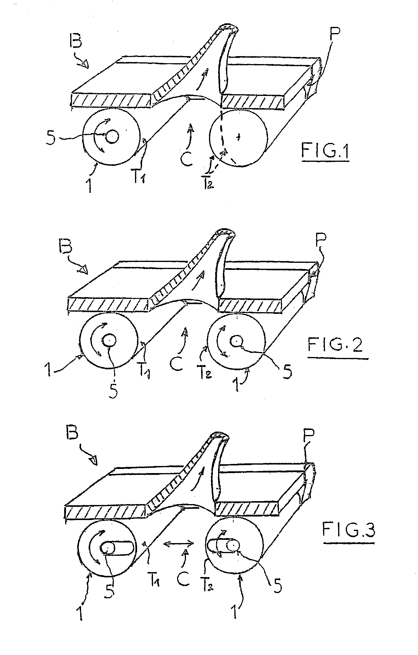 Massage apparatus comprising at least one roller driven positively in rotation