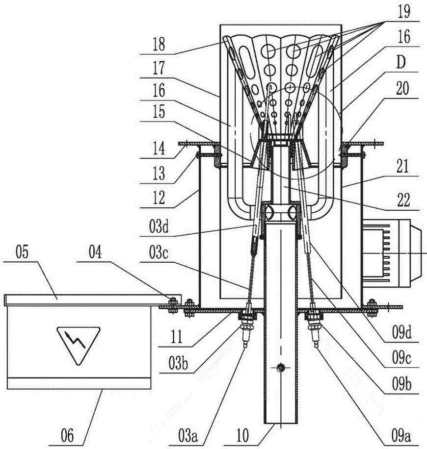 Energy saving combustor using water gas fuels