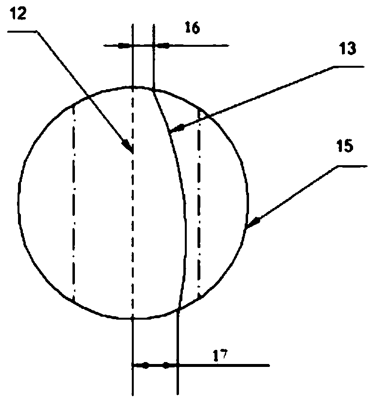 A non-contact measurement method for measuring the diameter of deep and small holes by combining images