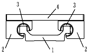 Modular sliding device and use method thereof
