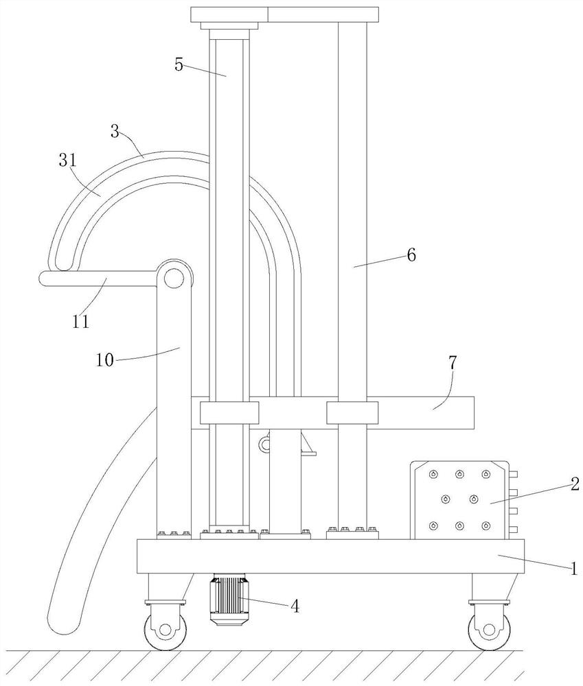 Automatic carrying device for solving delivery and loading of air duct heater