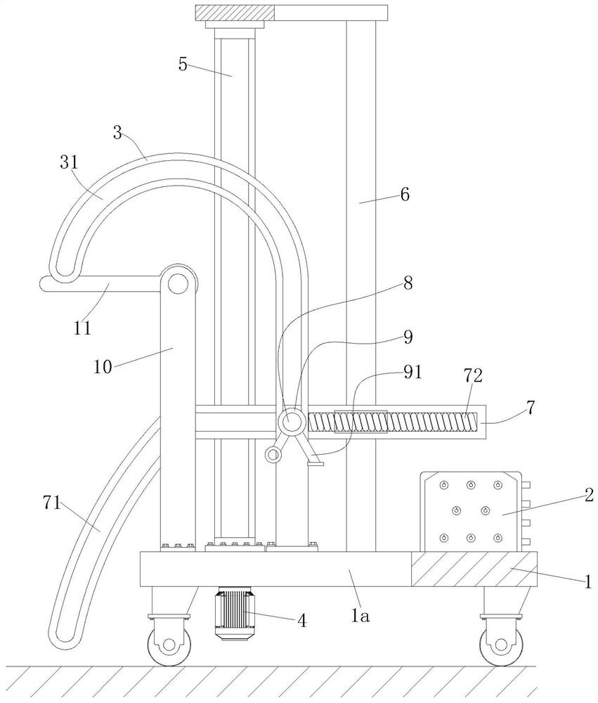 Automatic carrying device for solving delivery and loading of air duct heater