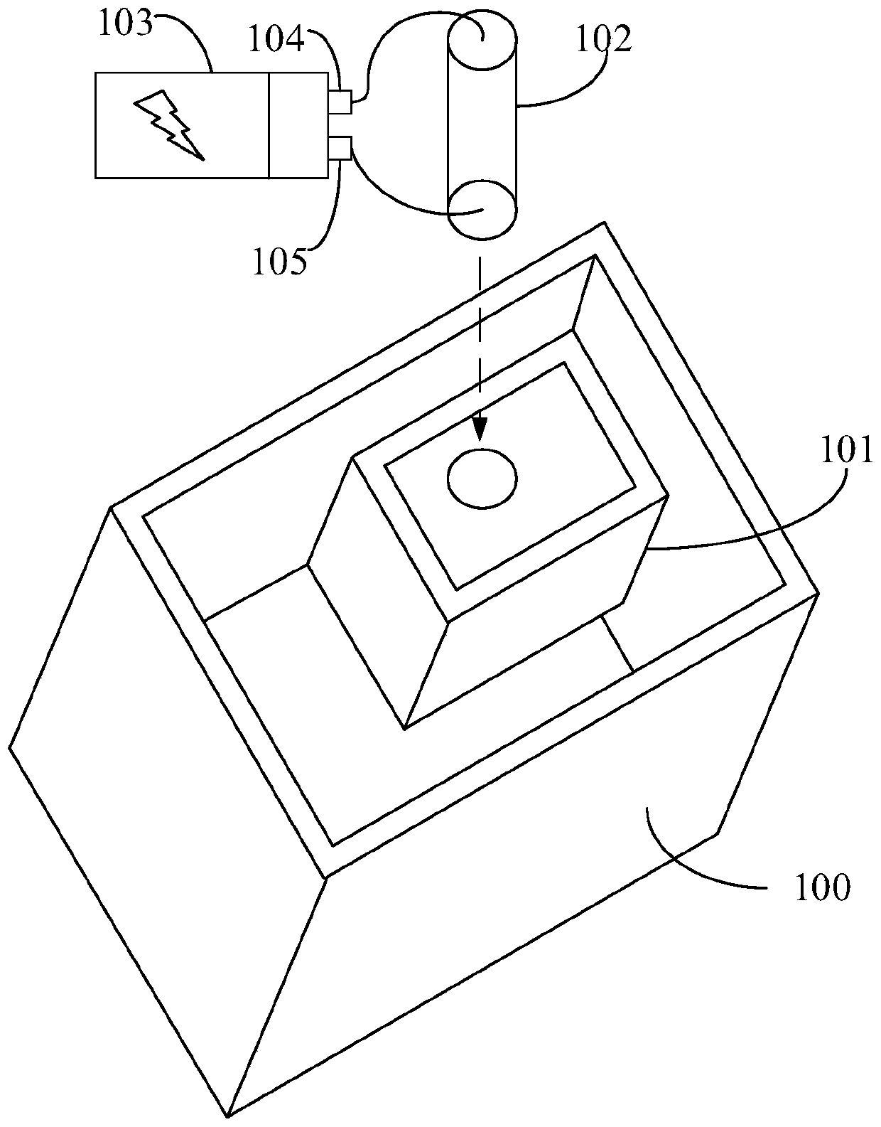 Disclosed are heating device and thermal conductivity detector