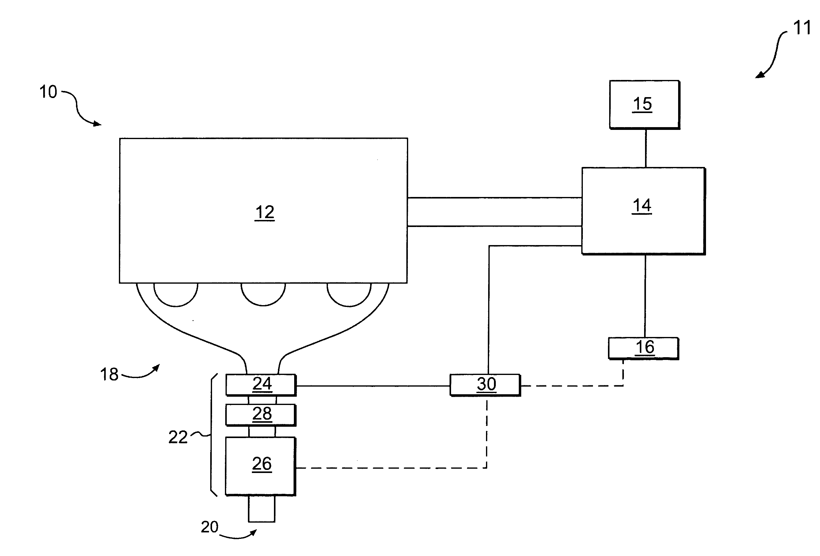 Catalyst temperature control system for a hybrid engine